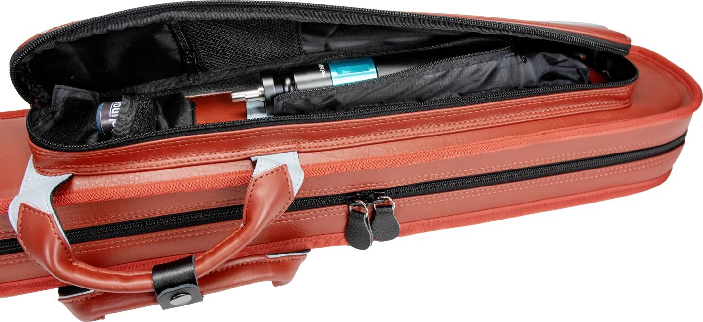 Molinari® Retro Cue Bag Brown/Light Blue 2B/4S
