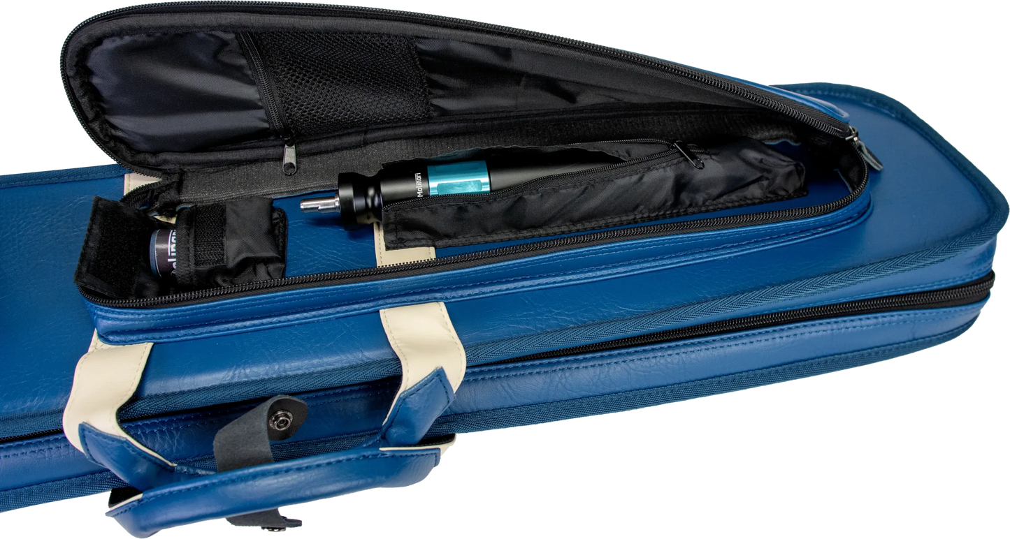 Molinari® Retro Cue Bag Blue/Beige 3B/6S