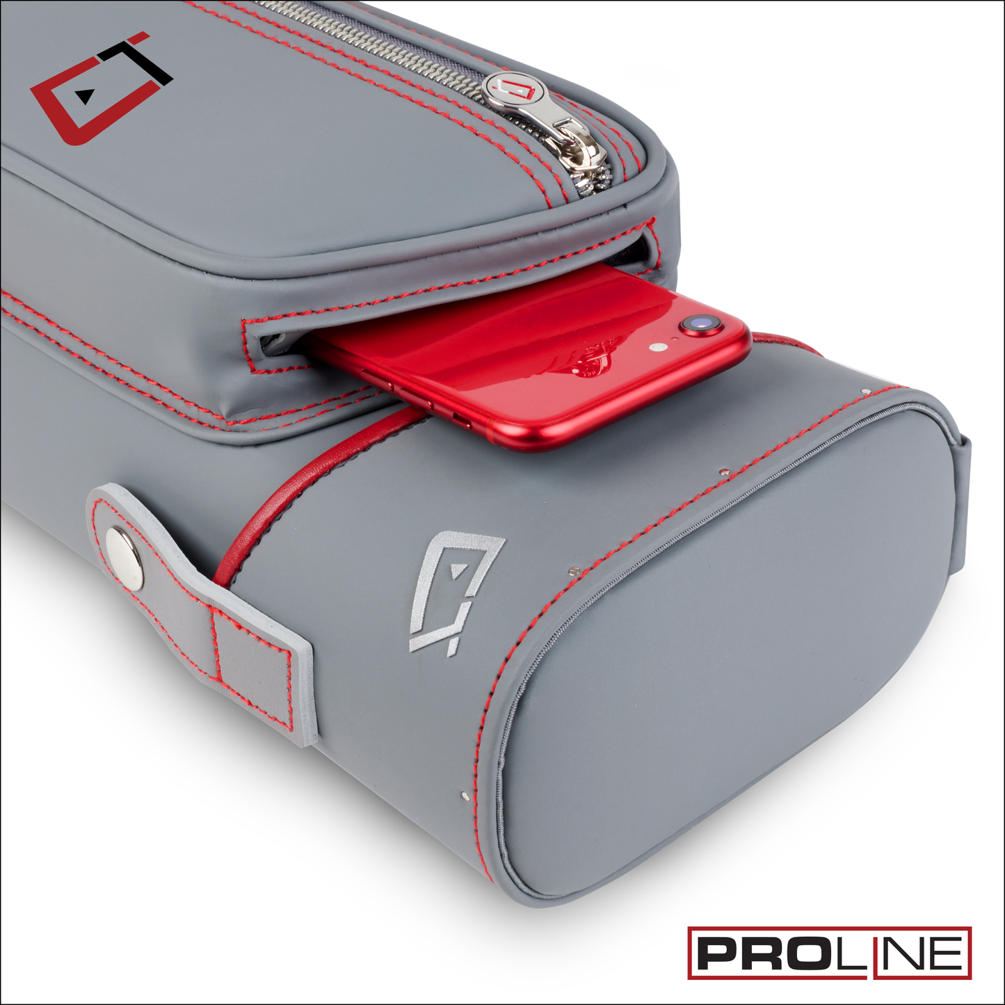 Cuetec Pro Line Gray Hard 3x5 Cue Case
