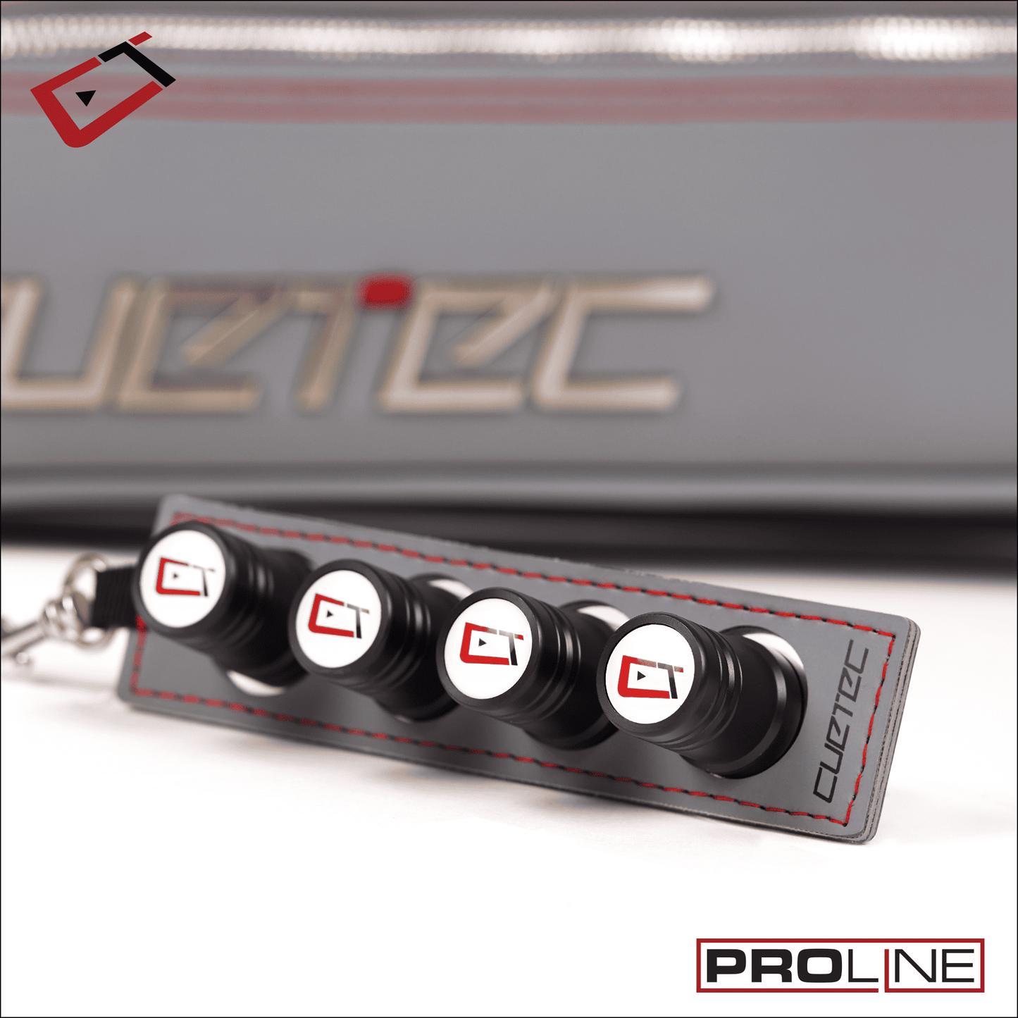 Cuetec Pro Line Gray Hard 3x5 Cue Case