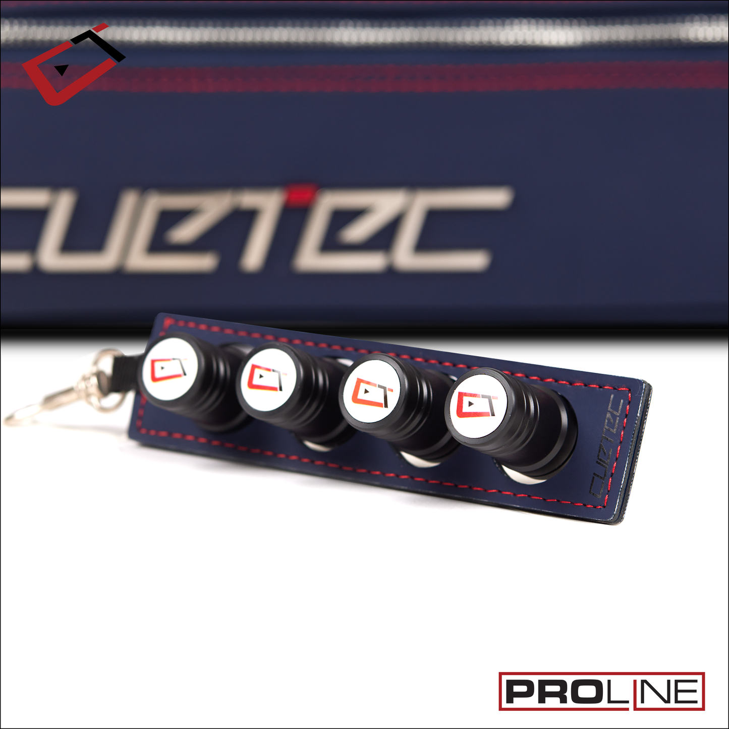 Cuetec Pro Line Navy Hard 3x5 Cue Case