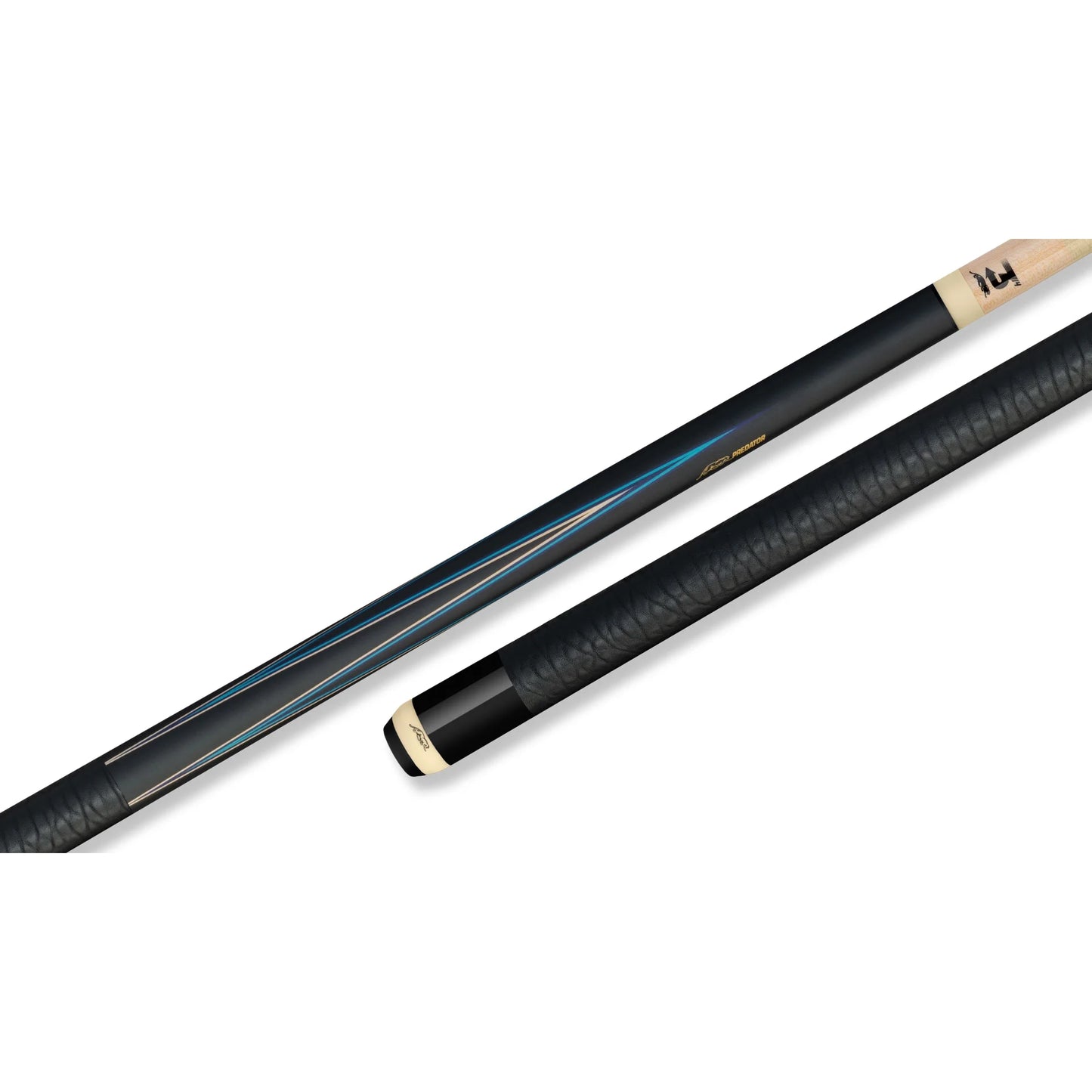 Predator 4 Point Sneaky Pete Black / Blue Points Elephant Pattern Leather Wrap (No-Shaft)