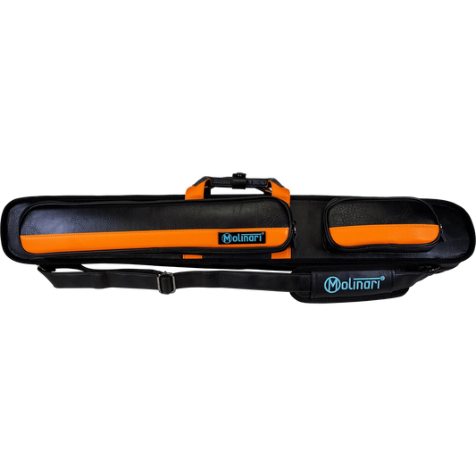 Molinari Retro Cue Bag Black/Orange 2B/4S