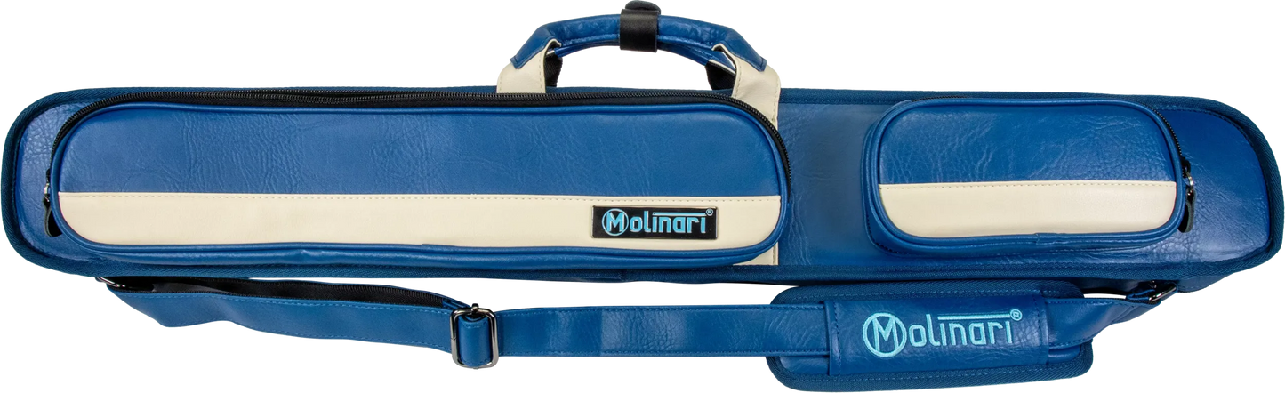 Molinari® Retro Cue Bag Blue/Beige 2B/4S