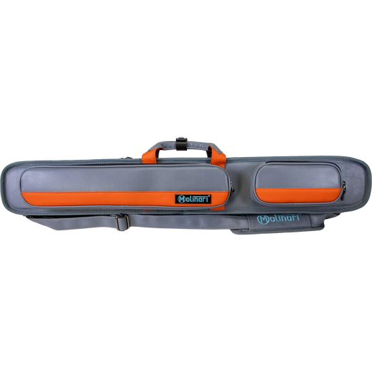 Molinari Retro Cue Bag Grey/Orange 2B/4S