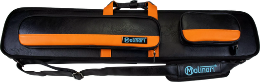 Molinari® Retro Cue Bag Black/Orange 3B/6S