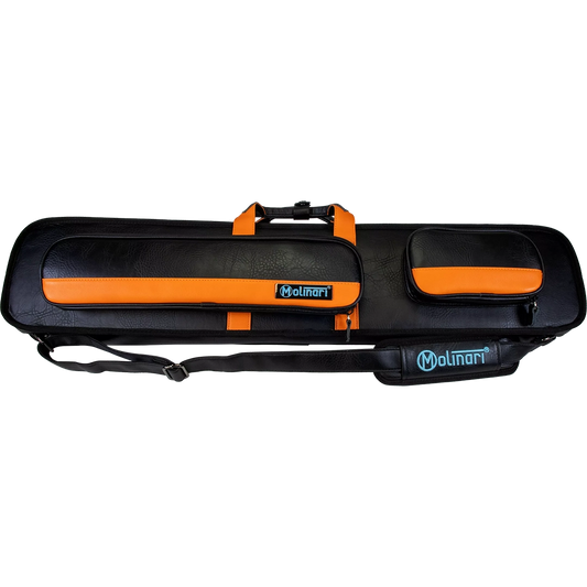 Molinari Retro Cue Bag Black/Orange 3B/6S