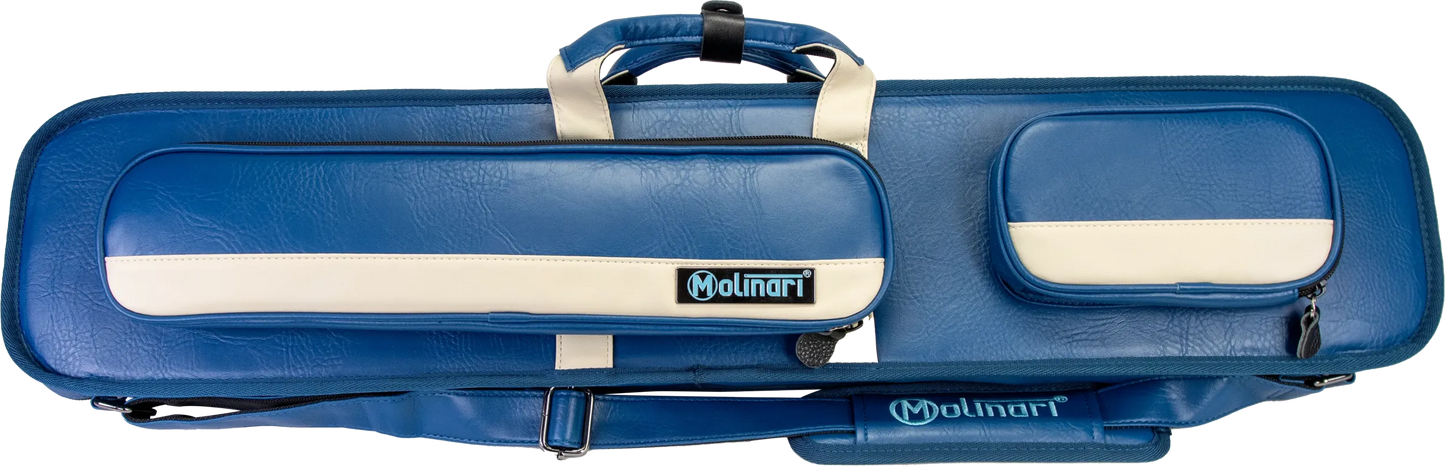 Molinari® Retro Cue Bag Blue/Beige 3B/6S