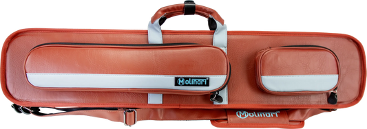 Molinari® Retro Cue Bag Brown/Light Blue 3B/6S