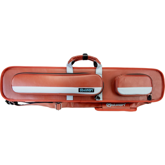 Molinari Retro Cue Bag Brown/Light Blue 3B/6S