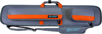 Molinari® Retro Cue Bag Grey/Orange 3B/6S