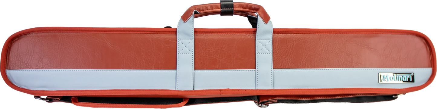 Molinari® Retro Cue Bag Brown/Light Blue 2B/4S