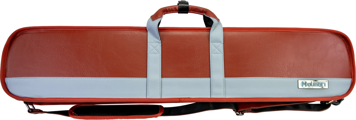 Molinari® Retro Cue Bag Brown/Light Blue 3B/6S