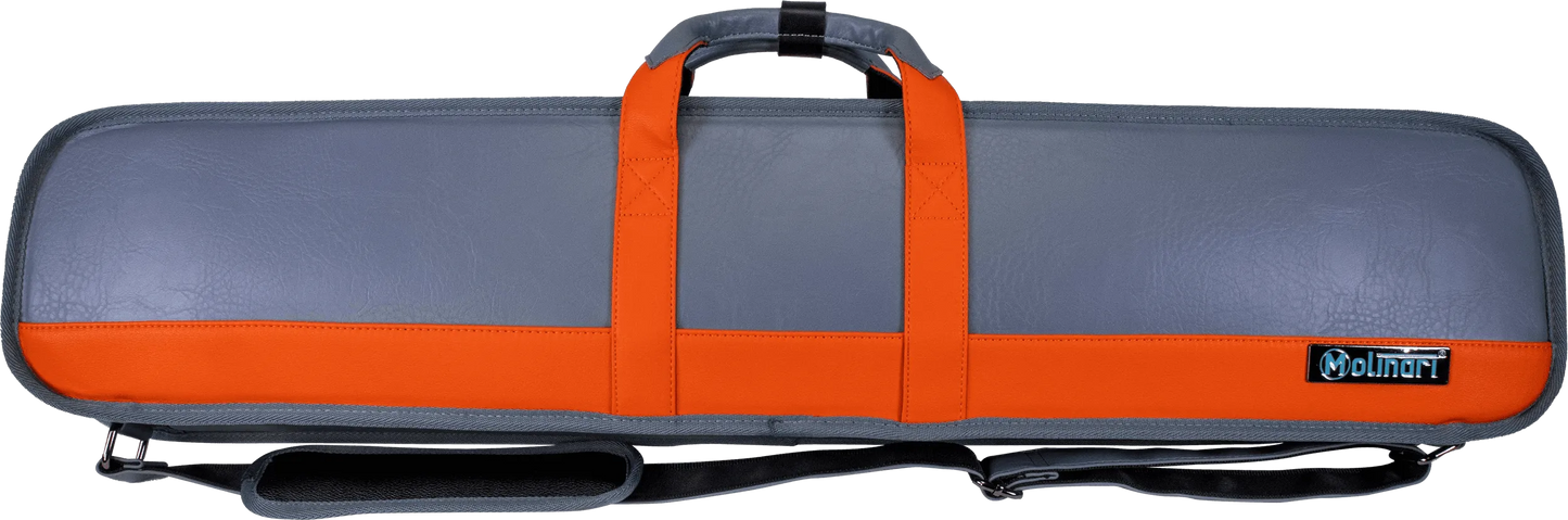 Molinari® Retro Cue Bag Grey/Orange 3B/6S