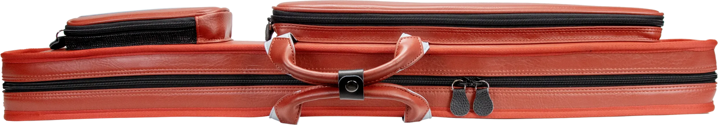 Molinari® Retro Cue Bag Brown/Light Blue 2B/4S