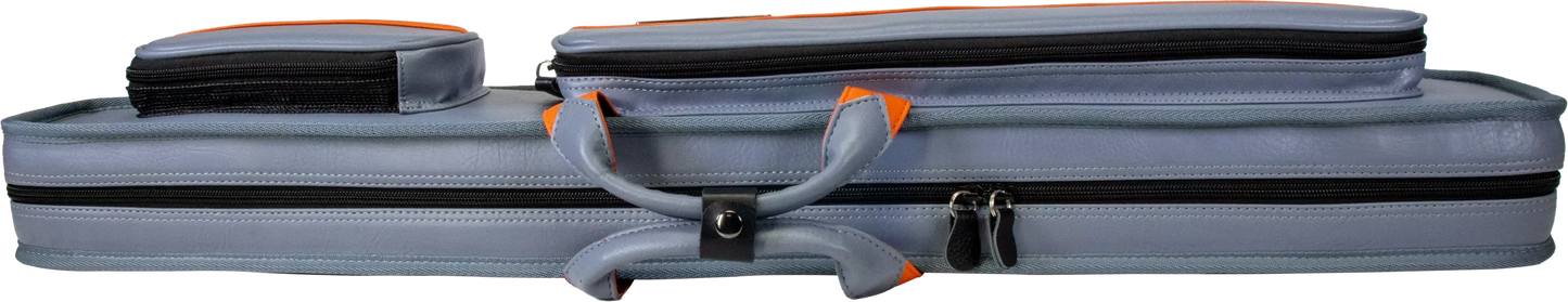 Molinari® Retro Cue Bag Grey/Orange 2B/4S