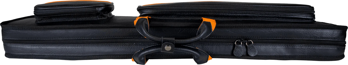 Molinari® Retro Cue Bag Black/Orange 3B/6S