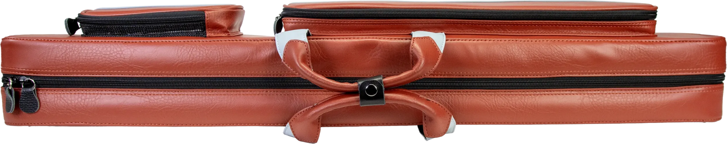Molinari® Retro Flat Bag Brown/Light Blue – 2B/4S