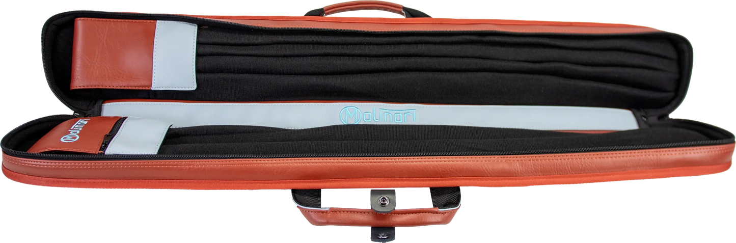 Molinari® Retro Cue Bag Brown/Light Blue 2B/4S