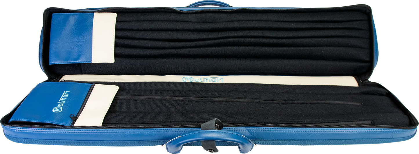 Molinari® Retro Cue Bag Blue/Beige 3B/6S