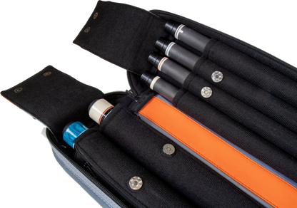 Molinari® Retro Cue Bag Grey/Orange 2B/4S