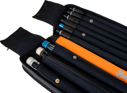 Molinari® Retro Cue Bag Black/Orange 3B/6S