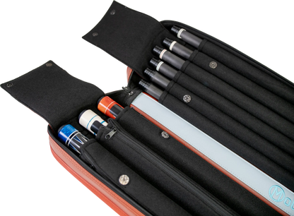 Molinari® Retro Cue Bag Brown/Light Blue 3B/6S