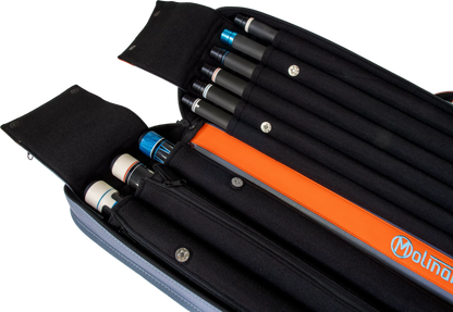 Molinari® Retro Cue Bag Grey/Orange 3B/6S