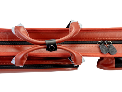 Molinari® Retro Cue Bag Brown/Light Blue 3B/6S