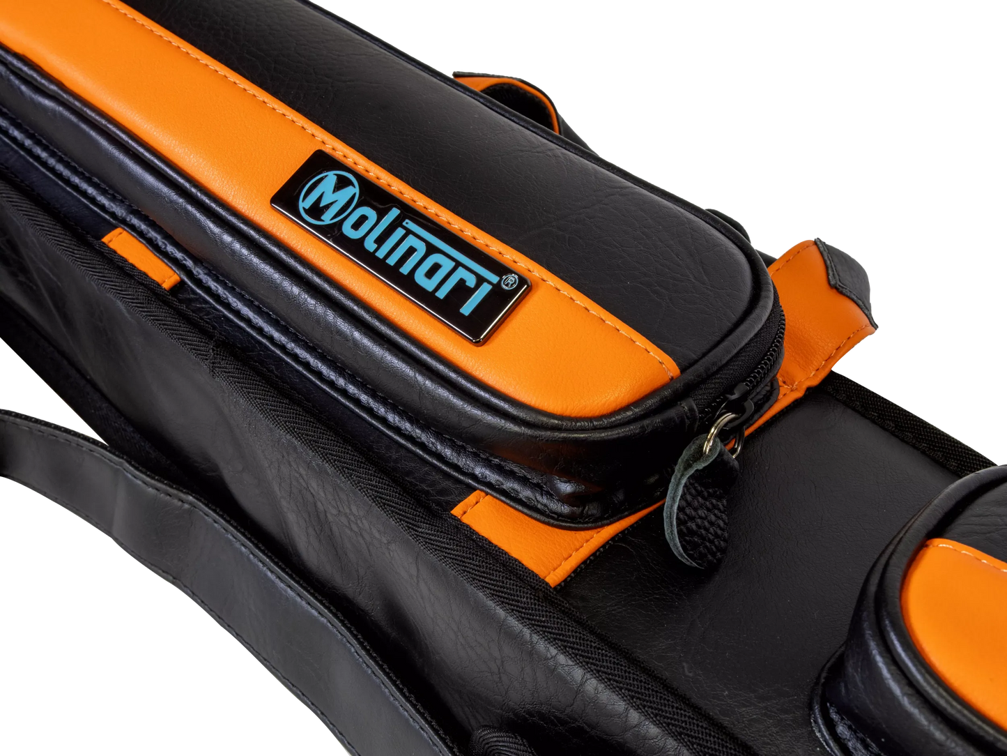 Molinari® Retro Cue Bag Black/Orange 2B/4S