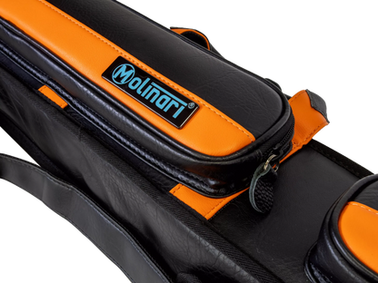 Molinari® Retro Cue Bag Black/Orange 2B/4S