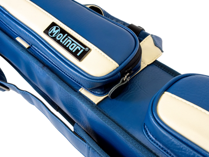 Molinari® Retro Cue Bag Blue/Beige 2B/4S