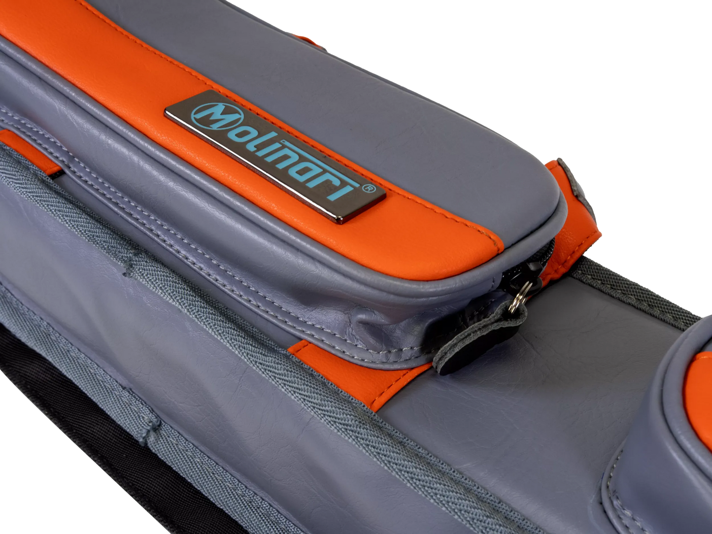 Molinari® Retro Cue Bag Grey/Orange 2B/4S
