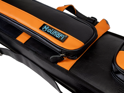 Molinari® Retro Cue Bag Black/Orange 3B/6S