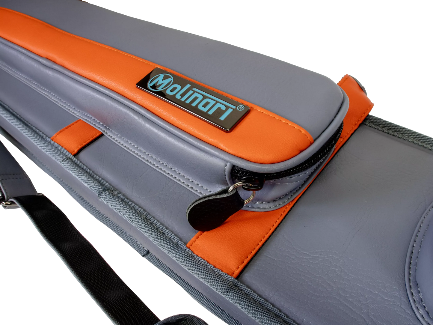 Molinari® Retro Cue Bag Grey/Orange 3B/6S