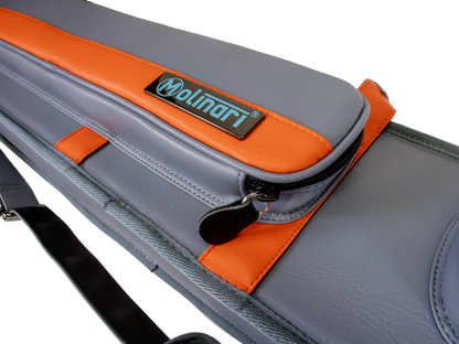 Molinari® Retro Cue Bag Grey/Orange 3B/6S