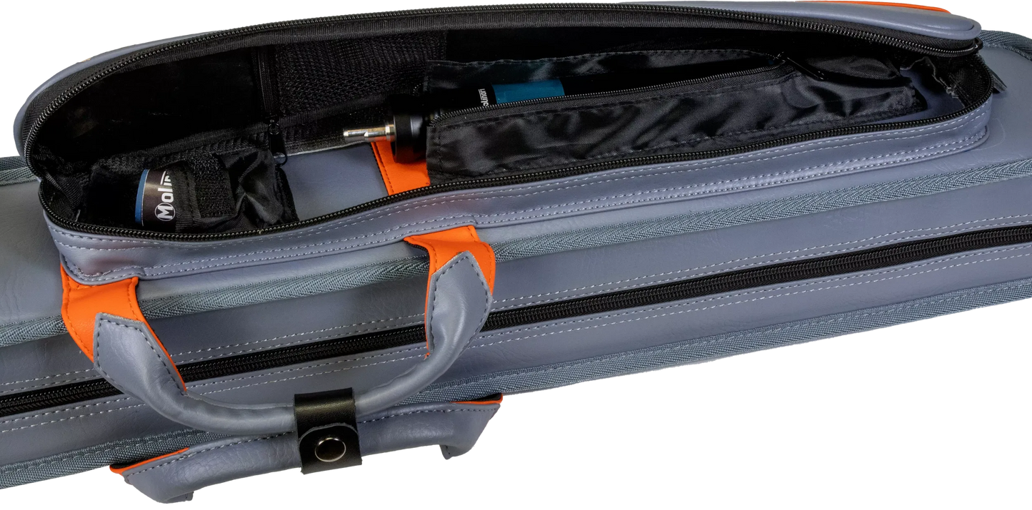 Molinari® Retro Cue Bag Grey/Orange 2B/4S