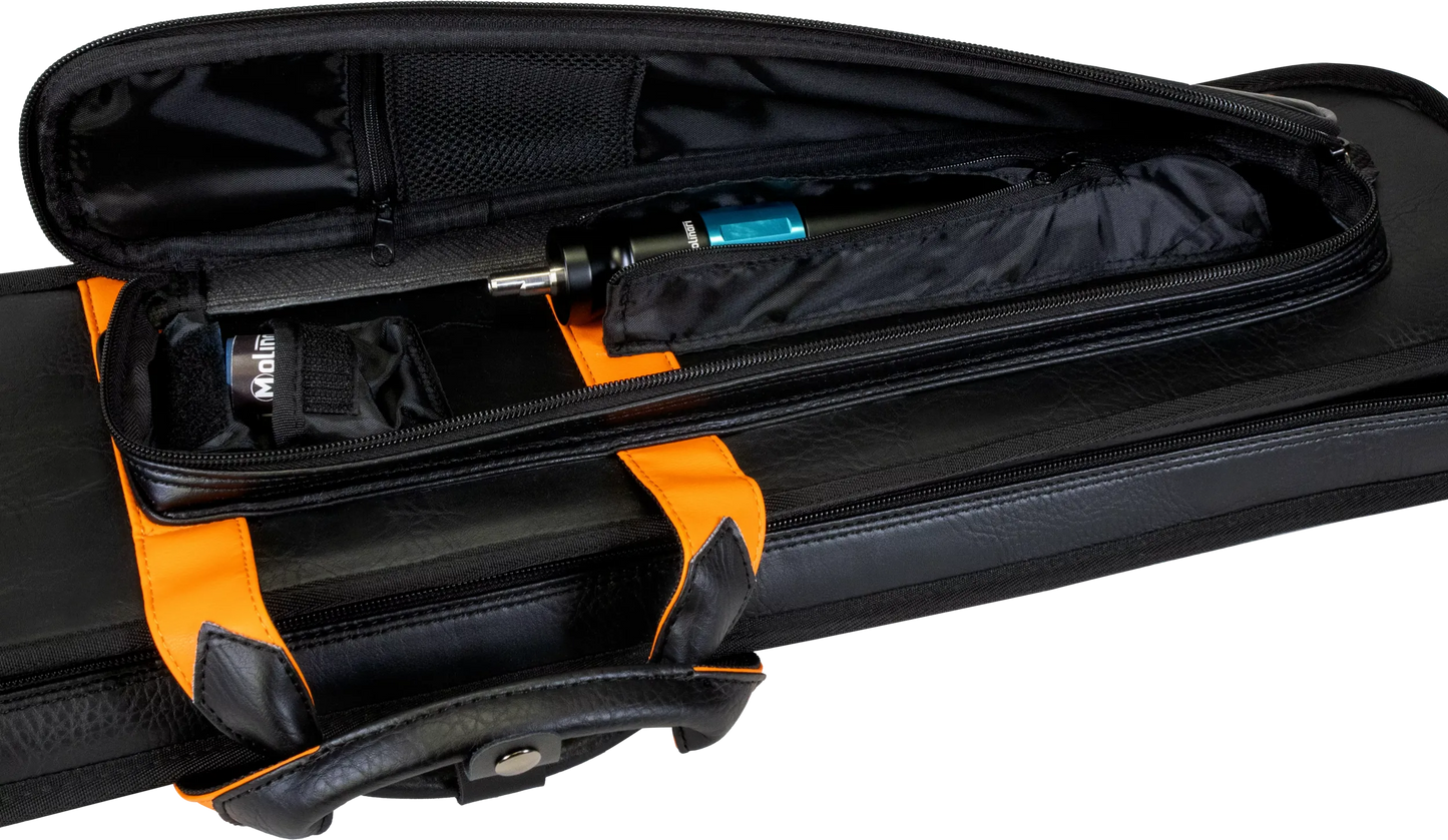 Molinari® Retro Cue Bag Black/Orange 3B/6S