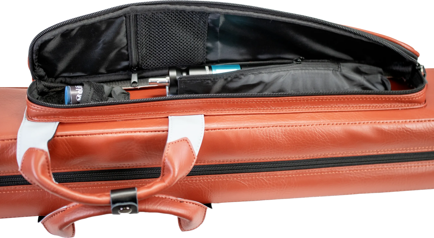 Molinari® Retro Flat Bag Brown/Light Blue – 2B/4S