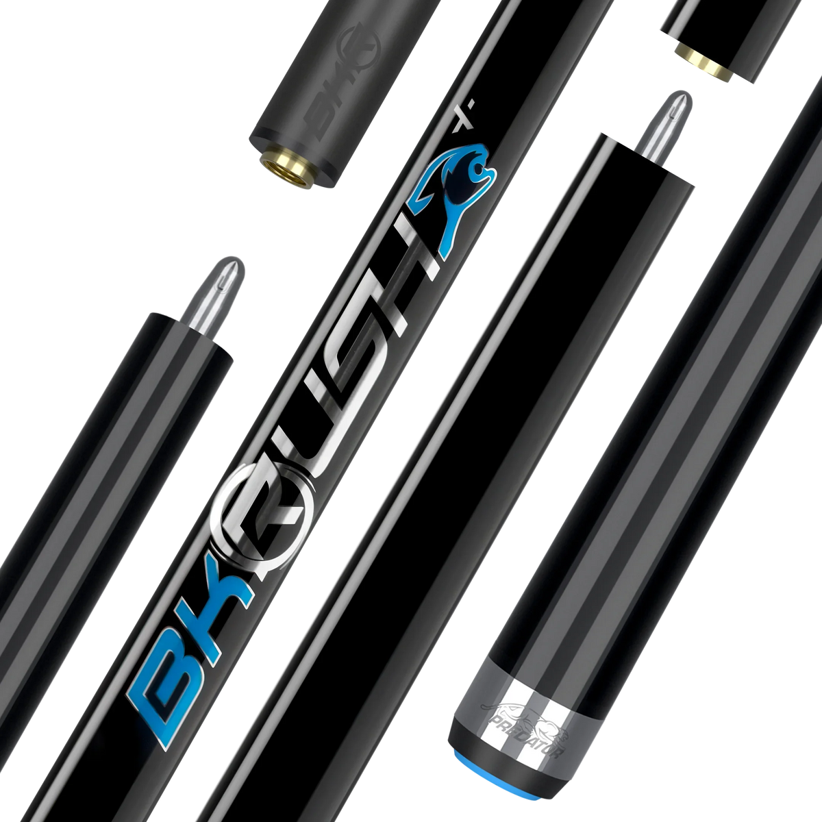 Predator Black BK Rush + Jump/Break Cue - No Wrap