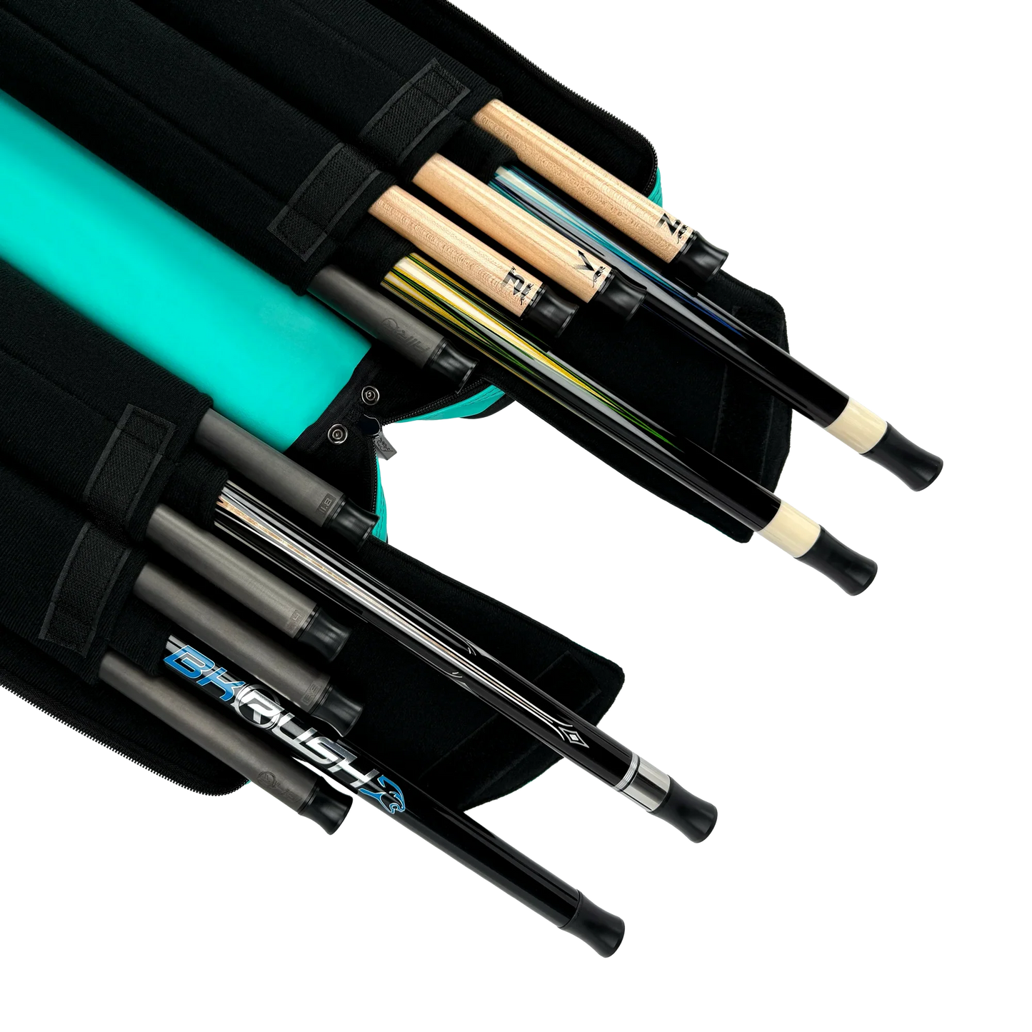Predator Roadline Teal/Black Soft 4x8 Cue Case