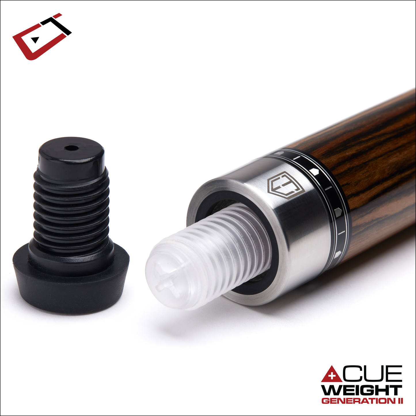 Cuetec Cynergy Truewood Ebony II No-Wrap