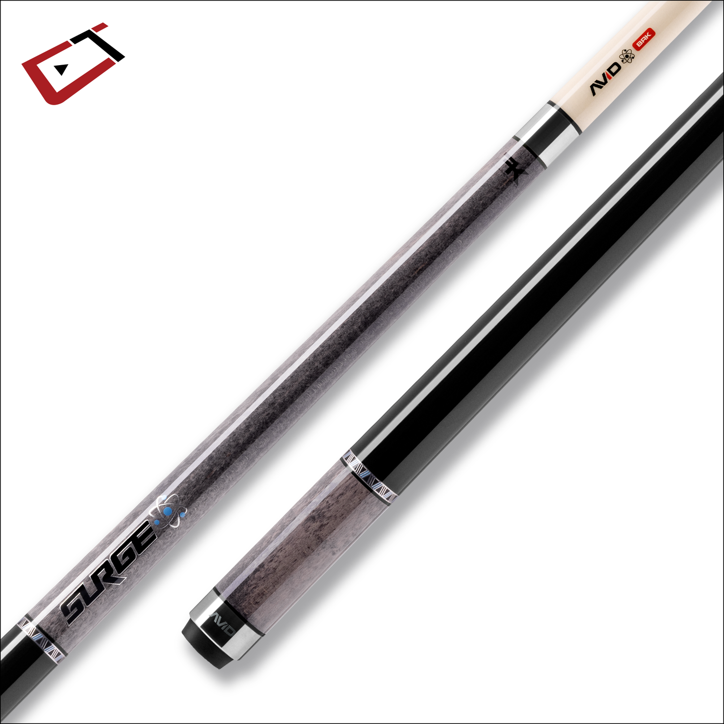 Cuetec Avid Surge Break Cue Gray Stain