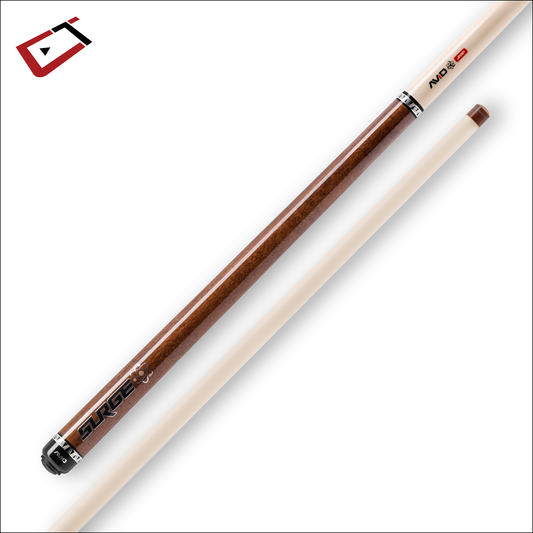 Cuetec Avid Surge Jump Cue Brown Stain