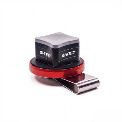 Ghost Round Magnetic Chalk Holder - Black/Red