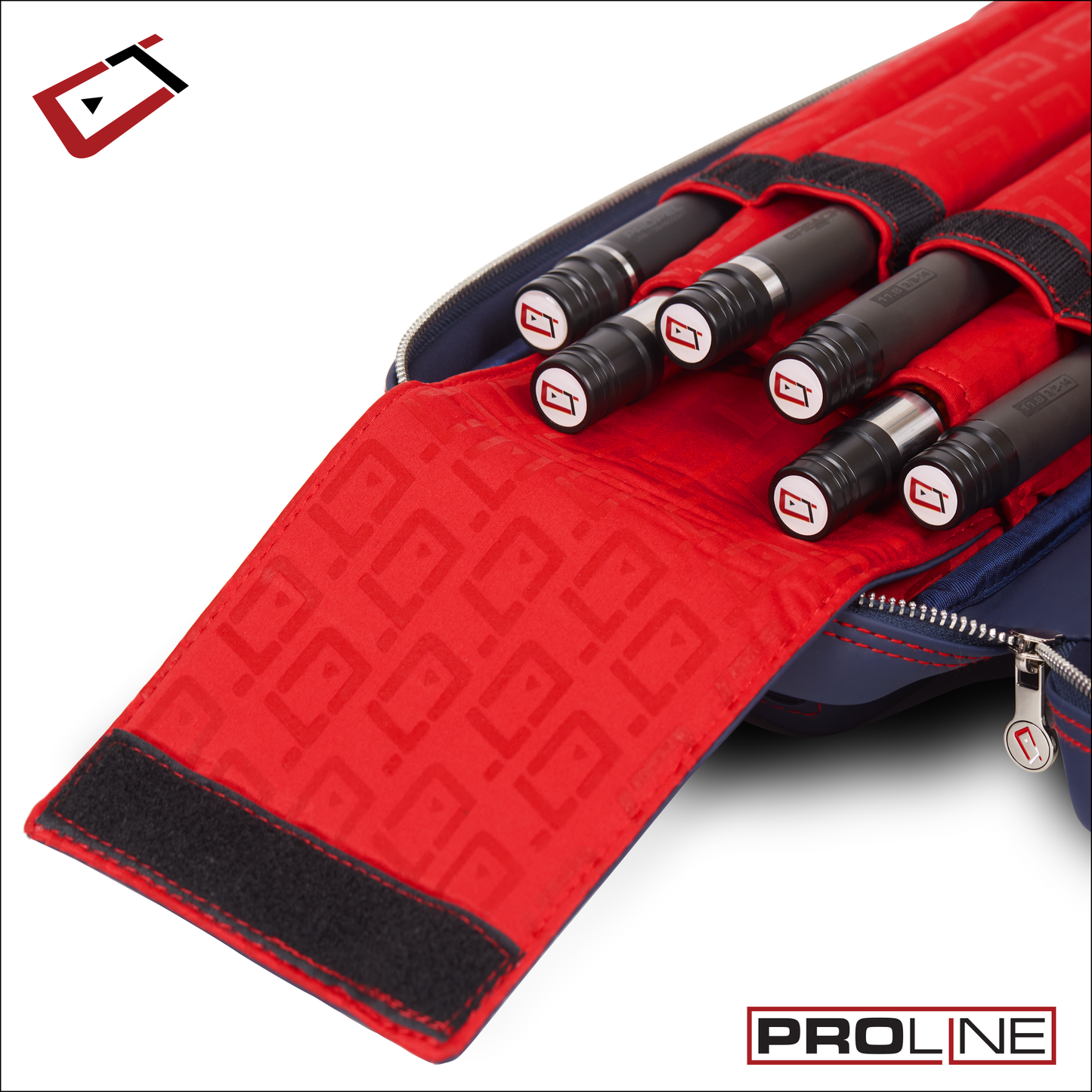 Cuetec Pro Line Navy Soft 4x8 Cue Case