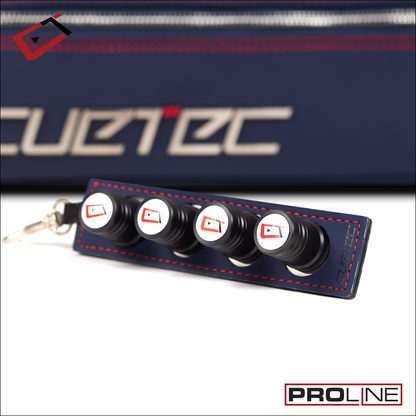 Cuetec Pro Line Navy Hard 3x5 Cue Case