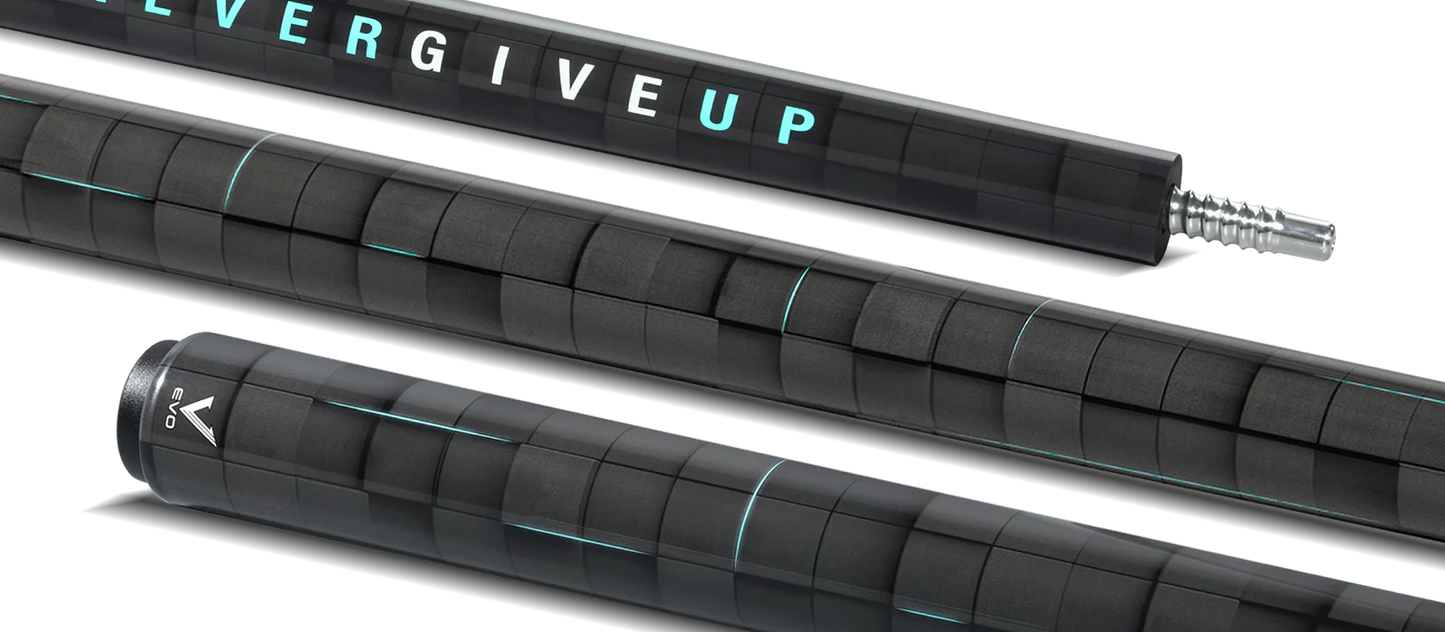 EVO X-FORCE BREAK CUE - NEVER GIVE UP