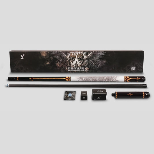 Evo Crown Edition - Royal Black (White Wrap)