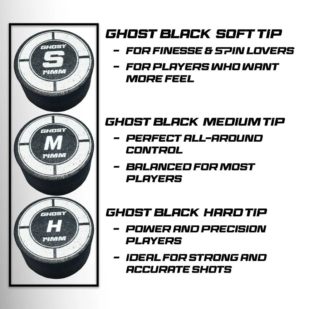 Ghost Black Playing Tips - Precision Performance